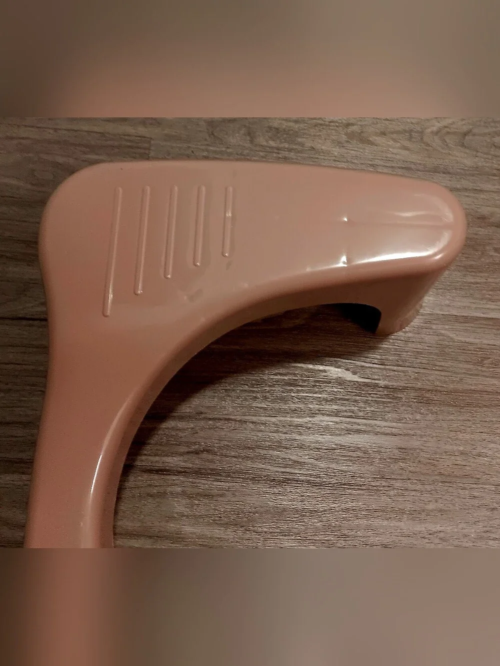 Simple Bathroom Foot Rest in Clay Cream Color